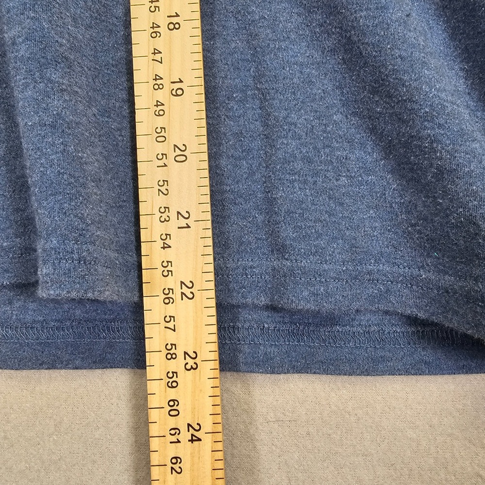 Women's L.L. Bean Heather Blue Turtleneck Pullover Size XL Reg 0ND15 100% Cotton - Picture 5 of 11